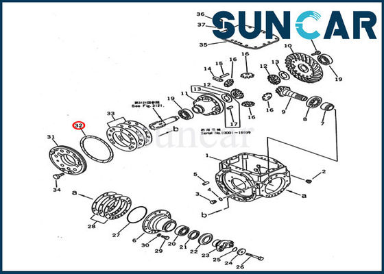 acheter 417-33-11430 joint de rechange de KOMATSU de chargeurs anneau de joint WA100-1 WA120-3 de réparation de boîte de vitesse online manufacture