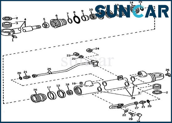 acheter Phoque Kit Cylinder Service Kits de réparation de boom de l'excavatrice 690B JOHN DEERE AR105309 online manufacture