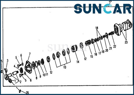 acheter Kits de réparation de joint du kit AR105637 Deere de cachetage de cylindre de boom pour l'excavatrice 890A online manufacture