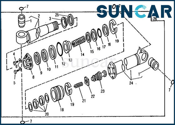 acheter phoque Kit Excavator Hydraulic Seals de cylindre de foule de rechange des pièces RE21214 de 890A Deere online manufacture