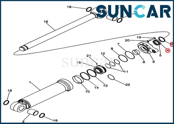 acheter 1542883C1 inclinent la réparation Kit Loader de joint de cylindre 921 pièces d'entretien de remplacement de cas de 921C 921F online manufacture