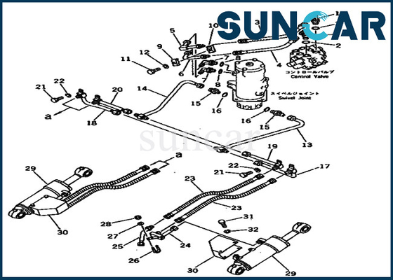 acheter Kit de réparation de joint de cylindre de lame des kits 20T-63-96100 20T6396100 de service de PC40-3 KOMATSU online manufacture