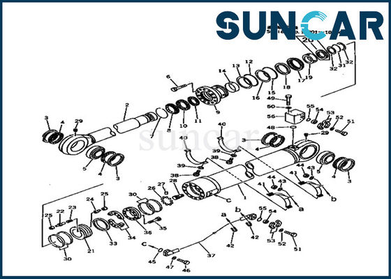 707-99-89200 kits hydrauliques de joint de cylindre de bras pour le modèle lourd Replacement Parts de KOMATSU PC1000-1